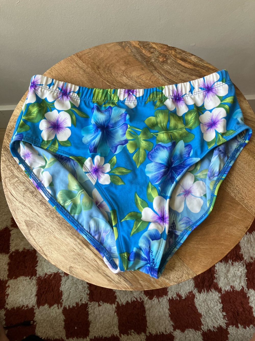 Land’s End | Floral High Waisted Bikini Swim Bottoms